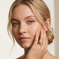 2 CTW Written in the Stars Cushion Cut Lab Grown Diamond Ring Rose Gold