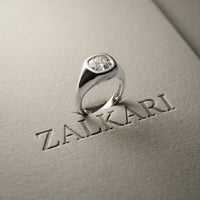 2 CTW Written in the Stars Cushion Cut Lab Grown Diamond Ring White