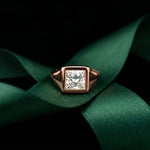 2 CTW A Love Meant to Shine Princess Cut Lab Grown Diamond Ring Rose Gold