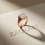 2 CTW A Love Meant to Shine Princess Cut Lab Grown Diamond Ring Rose Gold