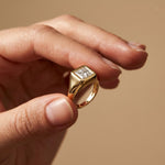 2 CTW A Love Meant to Shine Princess Cut Lab Grown Diamond Ring Gold