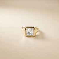 2 CTW A Love Meant to Shine Princess Cut Lab Grown Diamond Ring Gold