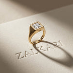 2 CTW A Love Meant to Shine Princess Cut Lab Grown Diamond Ring Gold