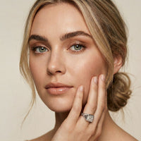 2 CTW A Love Meant to Shine Princess Cut Lab Grown Diamond Ring White