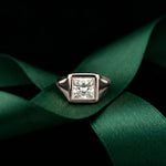 2 CTW A Love Meant to Shine Princess Cut Lab Grown Diamond Ring White