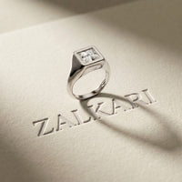 2 CTW A Love Meant to Shine Princess Cut Lab Grown Diamond Ring White