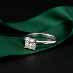 The Arden 1 CT Princcess Cut Lab Grown Diamond Ring White