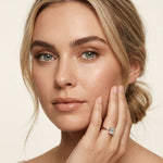 The Monroe 1 CT Asscher Cut Lab Grown Diamond Ring Rose Gold