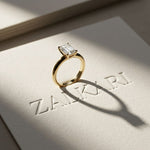 The Evermore 1 CT Emerald Cut Lab Grown Diamond Ring Gold