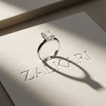 The Evermore 1 CT Emerald Cut Lab Grown Diamond Ring White