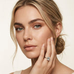 The Evermore 1 CT Emerald Cut Lab Grown Diamond Ring White