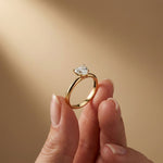 The Brielle 1 CT Heart Cut Lab Grown Diamond Valentine Ring Gold