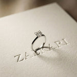 The Brielle 1 CT Heart Cut Lab Grown Diamond Valentine Ring White