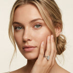 The Valencia Marquise Cut 2 Ct Lab Grown Diamond Split Shank Ring White