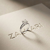 2 CT Asscher Cut Lab Grown Diamond Split Shank Monroe Ring White 