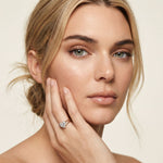 The Sienna 2 CT Heart Cut Lab Grown Diamond Dual Prong Ring Rose Gold