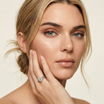 The Sienna 2 CT Heart Cut Lab Grown Diamond Dual Prong Ring White