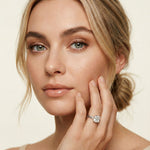 1.50 Ct Cushion Cut Lab Grown Diamond Brielle Solitaire Ring White