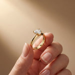 The Rosalie 1.50 CT Heart Cut Lab Grown Diamond Ring Gold