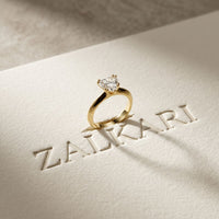The Rosalie 1.50 CT Heart Cut Lab Grown Diamond Ring Gold