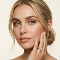 The Verona 2 CT Marquise Cut Lab Grown Diamond Ring Rose Gold