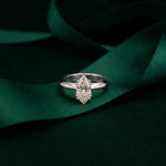 The Verona 2 CT Marquise Cut Lab Grown Diamond Ring White