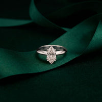 The Verona 2 CT Marquise Cut Lab Grown Diamond Ring White