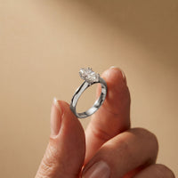 The Verona 2 CT Marquise Cut Lab Grown Diamond Ring White