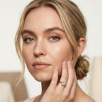 The Avalon 1.50 CT Princess Cut Lab Grown Diamond Ring For Gift Gold