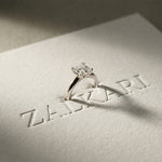 The Avalon 1.50 CT Princess Cut Lab Grown Diamond Ring For Gift White