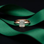 The Sterling 1.50 CT Radiant Cut Lab Grown Diamond Ring For Her Rose Gold