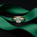 The Sterling 1.50 CT Radiant Cut Lab Grown Diamond Ring For Her Gold