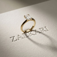 The Sterling 1.50 CT Radiant Cut Lab Grown Diamond Ring For Her Gold