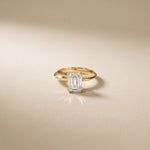 The Sterling 1.50 CT Radiant Cut Lab Grown Diamond Ring For Her Gold