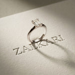 The Sterling 1.50 CT Radiant Cut Lab Grown Diamond Ring For Her White 