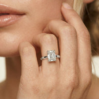 The Sterling 1.50 CT Radiant Cut Lab Grown Diamond Ring For Her White 