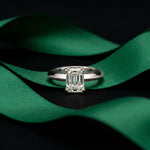 The Sterling 1.50 CT Radiant Cut Lab Grown Diamond Ring For Her White 