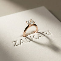 The Harrison 1.50 CT Round Cut Lab Grown Diamond Ring Rose Gold