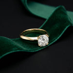 The Harrison 1.50 CT Round Cut Lab Grown Diamond Ring Gold