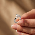 The Harrison 1.50 CT Round Cut Lab Grown Diamond Ring White