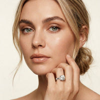 The Harrison 1.50 CT Round Cut Lab Grown Diamond Ring White
