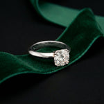 The Harrison 1.50 CT Round Cut Lab Grown Diamond Ring White
