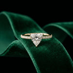 The Sorelle 1.50 CT Trillion Lab Grown Diamond Ring Gold