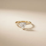 The Sorelle 1.50 CT Trillion Lab Grown Diamond Ring Gold