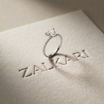 The Sorelle 1.50 CT Trillion Lab Grown Diamond Ring White