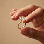 3 CT Marquise Cut Lab Grown Verona  Diamond Ring Rose Gold