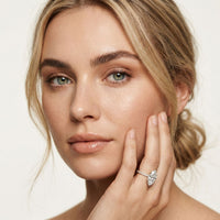 3 CT Marquise Cut Lab Grown Verona  Diamond Ring White
