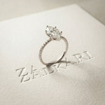 3 CT Marquise Cut Lab Grown Verona  Diamond Ring White