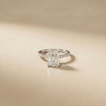 3 CT Radiant Cut Bellamy Lab Grown Diamond Engagement Ring White