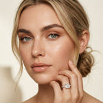 The Whitmore 3 CT Asscher Cut Lab Grown Diamond Engagement Ring Rose Gold